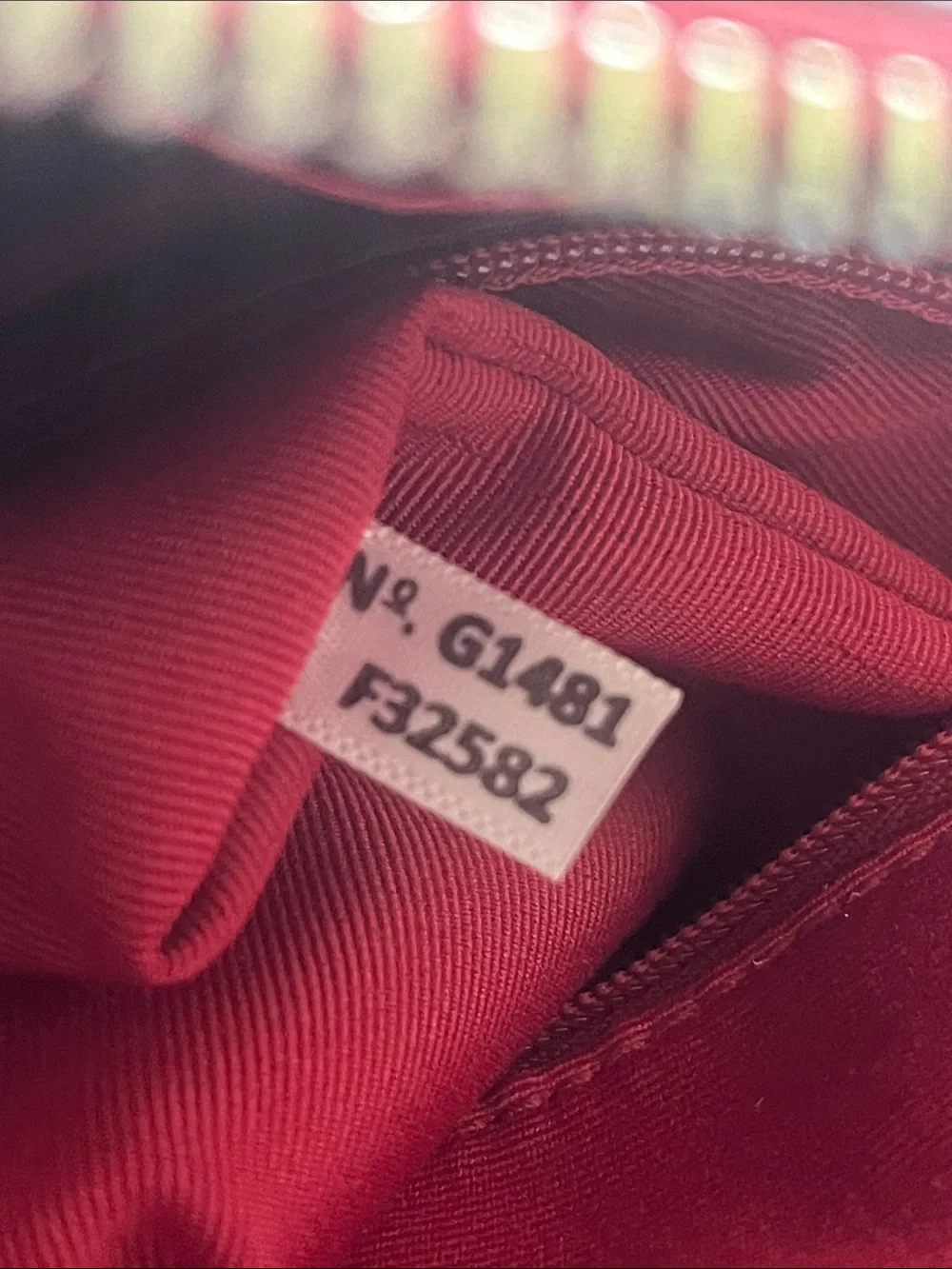 COACH Peyton Mini Red Leather Dome Satchel and Crossbody Bag